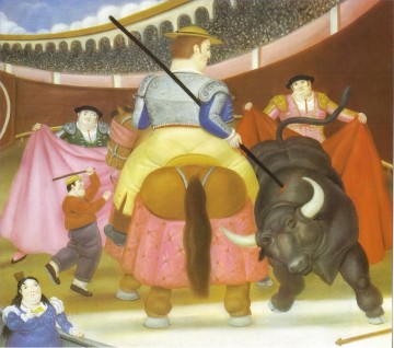 Œuvres de 350 peintres de renom œuvres - La Pica Fernando Botero
